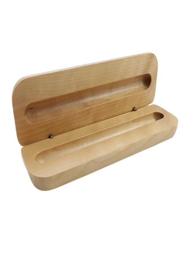 Pastlla 2 Pcs Wooden Pen Gift Boxes Empty Ballpoint Pen Gift Box Pencil Boxes Pencil Present Empty Case Collection Set for Business Birthday Office Supplies - Image 3